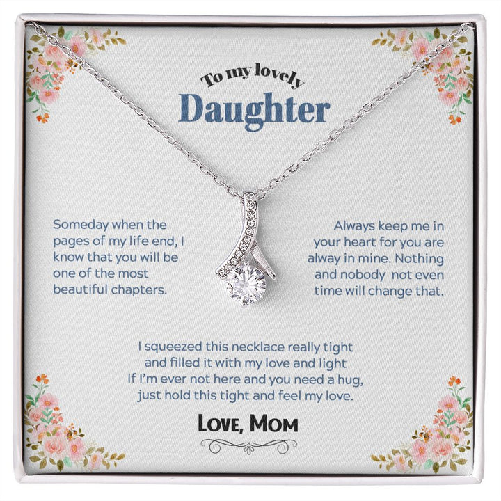 TO MY BEAUTIFUL DAUGHTER - I LOVE YOU PERFECT PAIR NECKLACE – Gifting Sage